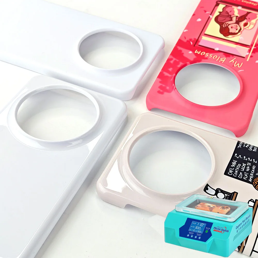 FONLYU 10Pc 3D Film Sublimation Coated Hard Phone Case with Exact Hole and Full Wrap Design