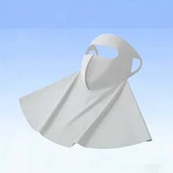 Enhanced Sun Protection Ice Silk Face & Neck Cover - Breathable Full Coverage Summer Shield (GRAY)
