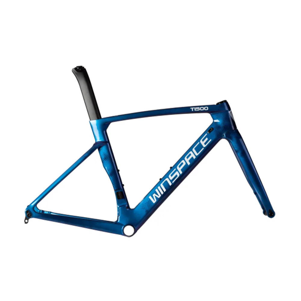 WINSPACET1500FullCarbonRoadRacingAeroBicycleFrameSetUCI