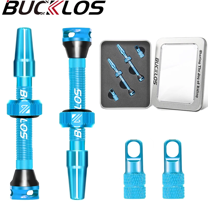 BUCKLOS Premium Tubeless Bicycle Presta Valves