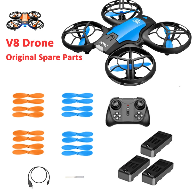 

Оригинальная запасная часть для мини-квадрокоптера V8 4дц V8 Корпус Корпуса пропеллера рама батарея зарядное устройство USB контроллер двигателя и т. д.