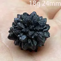 Natural Black Diamond irregular Prophecy Rock Carbonado Crystal Quartz Points Mineral Ore Healing Stone Home Decor 1