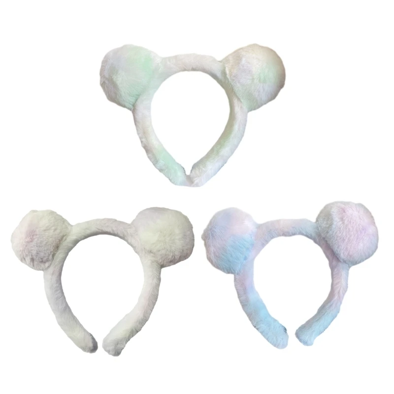 

Cosplay Animes Character Bear Ear Headband Carnivals Adult Plush Hairband Dropship