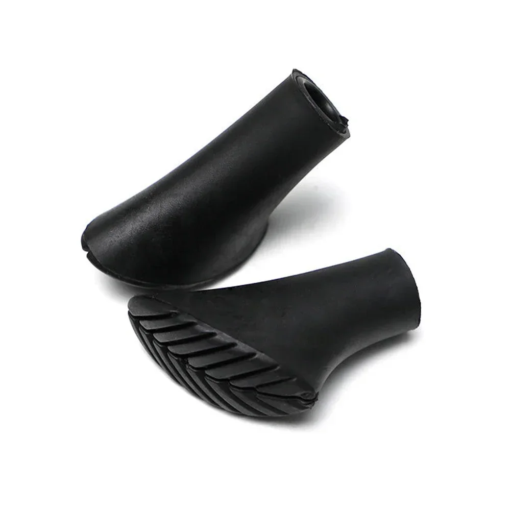 1pair Walking Stick Trekking Pole Tip Protector Rubber Pad Cushioning Replacement Tip For Trekking Hiking Accessories
