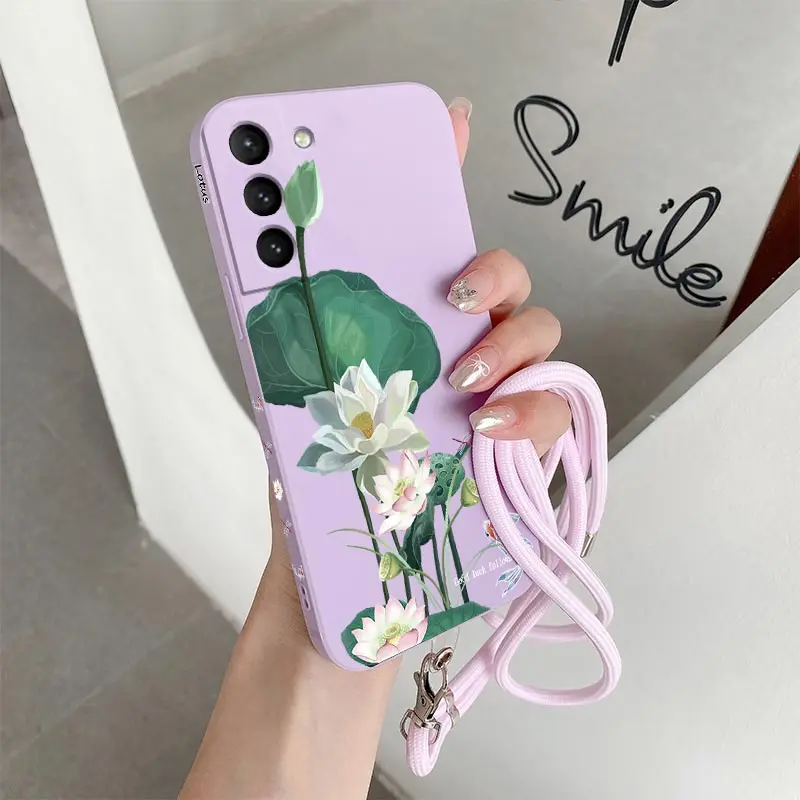 Beautiful Lotus Silicone Phone Case - Elegant and Durable Cover