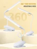 LED Double-headed Reading Table Lamp with Clip Touch Control Dimmable Light Eye Protection for Bedroom Dormitory Study Office 4