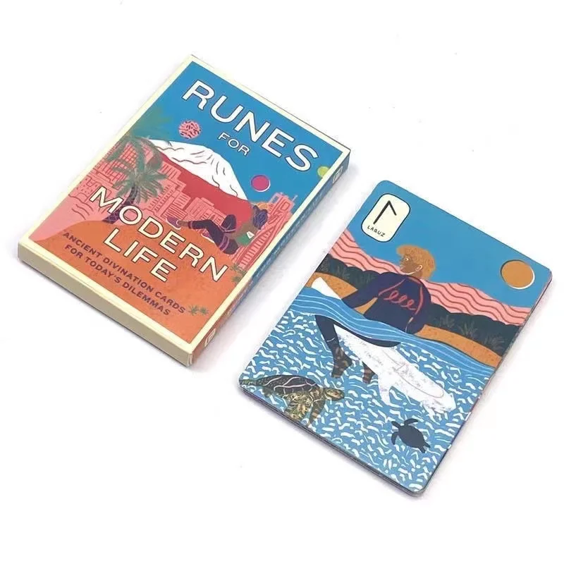 NEW Runes for modern life oracle cards Tarot Deck Tarot Card Board Game Oracle Cards Tarot Deck Divination Astrology 4
