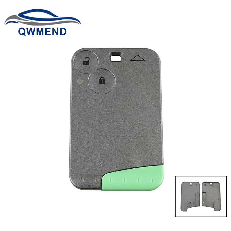 QWMEND Replacement Car Remote Key Shell For RENAULT Laguna Espace Vel-Satis Smart Car Key Case 2 Buttons