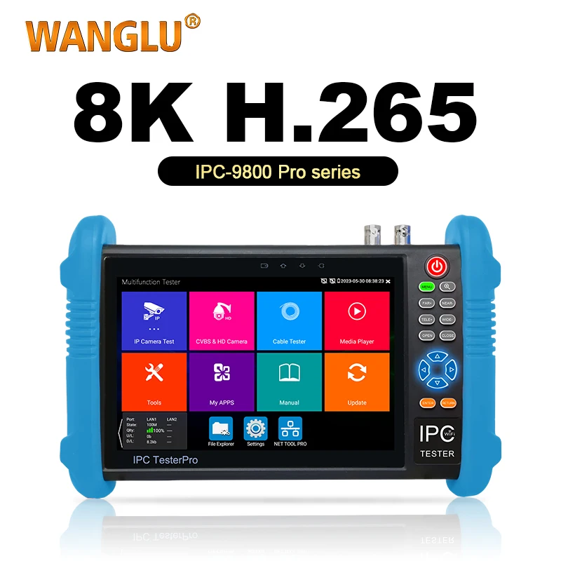 ipc 9800 movtadhs plus Rj45 Network Tester Secondary Monitor Ip Tester HDMI Portable Monitor Camera Cctv ipc9800