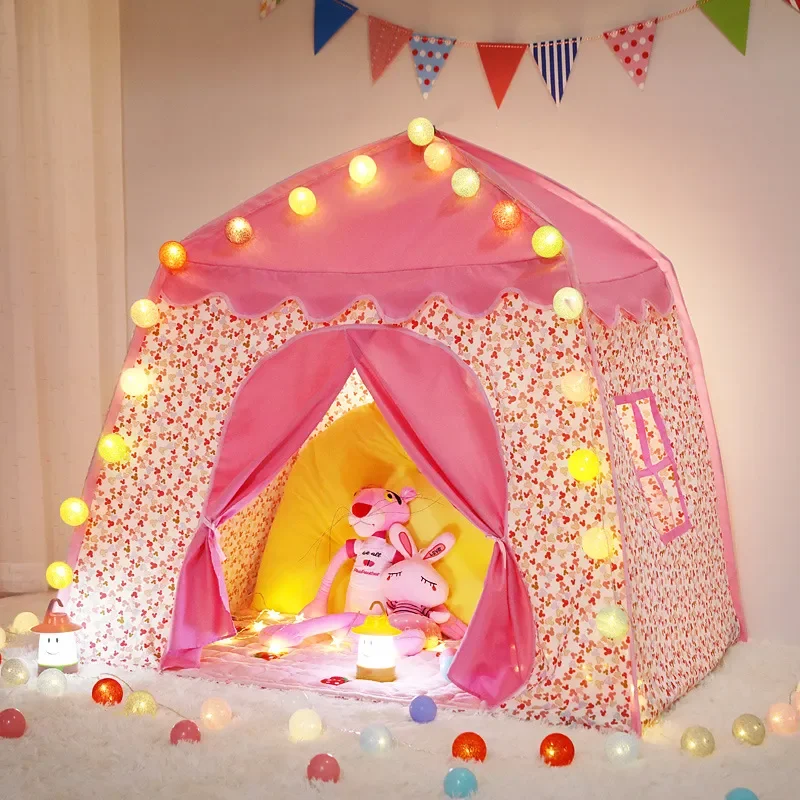 

1.3mChildren's Tent Indoor Outdoor Games Garden Tipi Princess Castle Folding Cubby Toys Tents Enfant Room House Teepee Playhouse