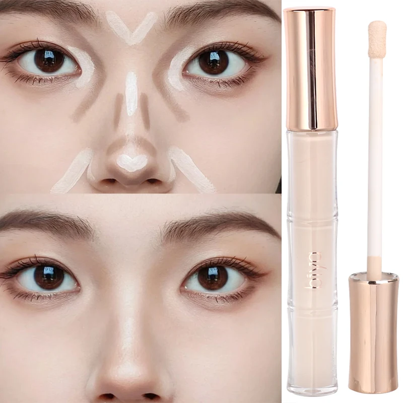 Liquid Contour Stick Natural Matte Finish Highlighters Shadow Waterproof Contouring Wand V-Face Shaping Contour Pen Face Makeup
