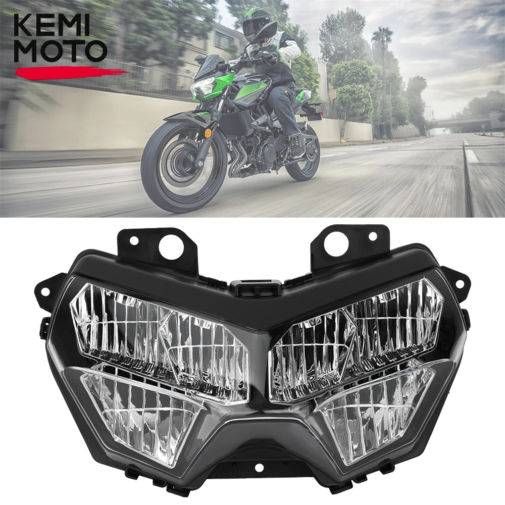 Z400 Z900 Faro Moto Per Kawasaki Z 400 Z-250 Z-400 Z-650 Z-900 2019 Evidenziazione Impermeabile Plug And Play Light Kemimoto