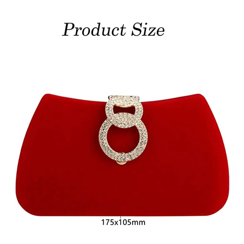 Women's Designer Moon Clutch Bag