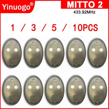 MITTO 2 4 B RCB 02 04 RCB02 RCB04 MITO2A MITO4A TRC1 TRC2 TRC3 차고 문짝 리모컨 433.92MHz 롤링 코드 송신기