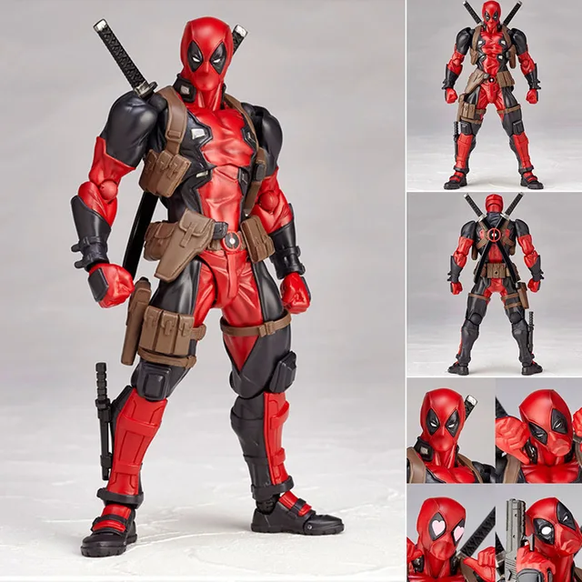 Marvel Deadpool Action Figure X-men Yamaguchi Pvc Handmade Model Variant Movable Joint Super Hero Accessories Fashion Gift Toys