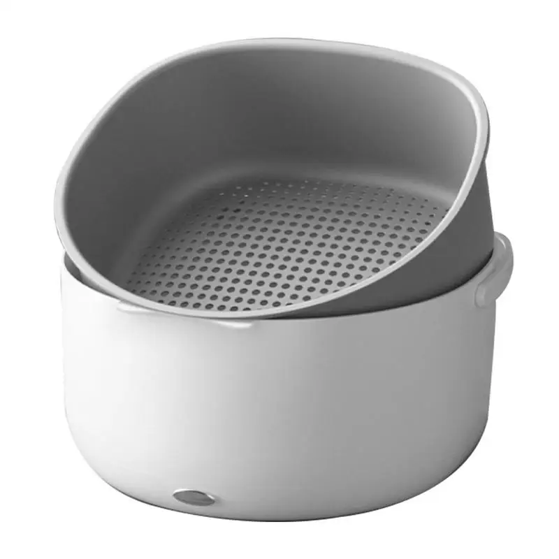 Fruit And Vegetable Washing Machine Ultrasonic Large Capacity Drain Washing Machine Portable Fruit And Vegetable Cleansing