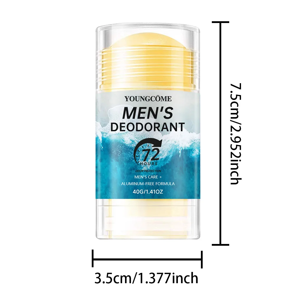 Ultimate Freshness Deodorant Stick - 72H Odor Control & Long-Lasting Fragrance