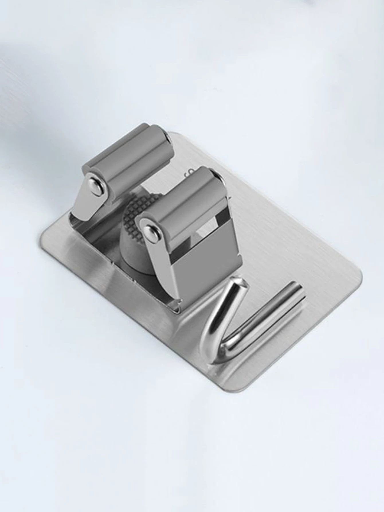 Description Picture 3 of item304 Stainless Steel Mop Holder Hook Wall Mounted Mop Organizer Rack Brush Broom Mop Hanger Kitchen Bathroom Storage Strong Hook