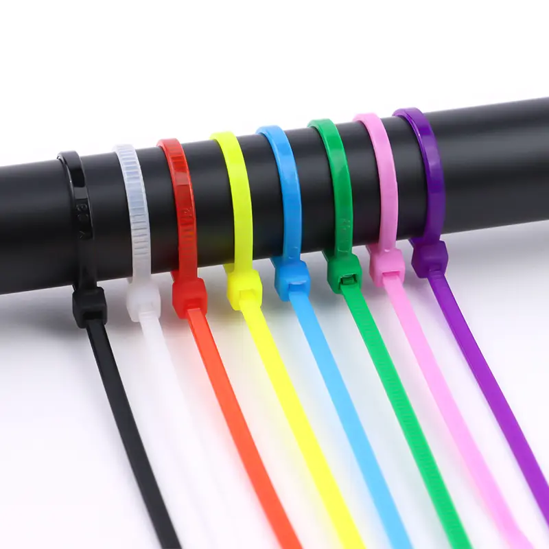 Cable Ties Nylon Self Locking 100/150/200mm Multicolour Plastic Zip Wire Binding Wrap Straps DIY Cable Fasten Organiser - Image 6