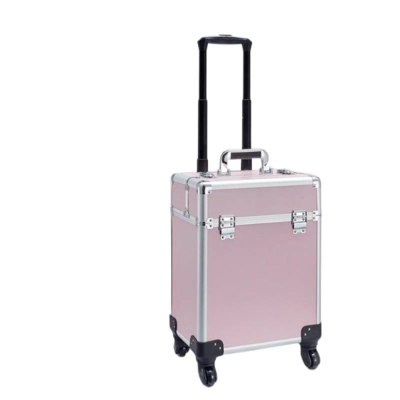 Professional makeup case Pull rod with makeup artist portable large capacity lock 20 inch nail tattoo hair beauty travel cas