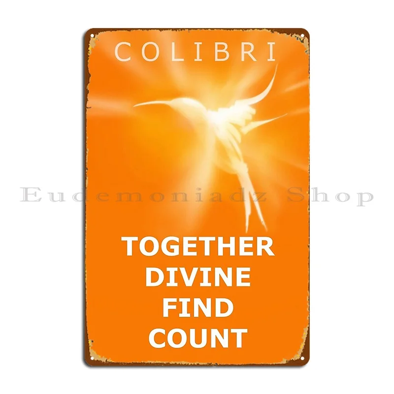 Ho Oponopono колибри процветание переключаемые слова металлический знак создание персонализированной пещеры кинотеатр ржавый жестяной знак плакат