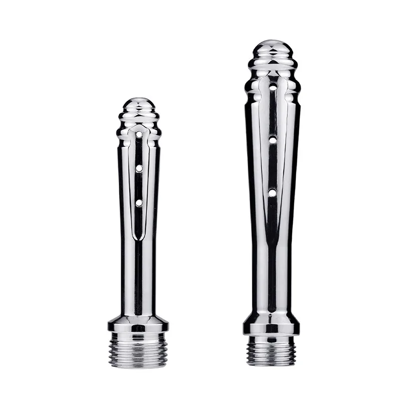 7 Holes Side Opening Enema Bidet Anal Douche Shower Cleaning Enemator Metal Anal Cleaner 2