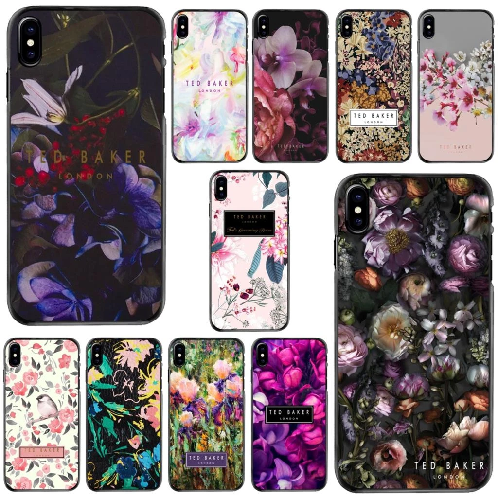 Dubbelzinnigheid Klant bijvoorbeeld Hard Phone Shell Case For Iphone 11 12 13 14 Pro Max Mini 5 5s Se 6 6s 7 8  Plus 10 X Xr Xs Ted-baker Retro Flower - Mobile Phone Cases & Covers -  AliExpress