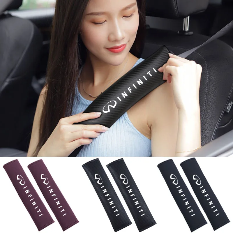 Automobile Practical Safety Belt Shoulder Pad For Infiniti FX35 Q50 Q30 ESQ QX50 QX60 QX70 EX JX35 G35 G37 EX3 Accessories