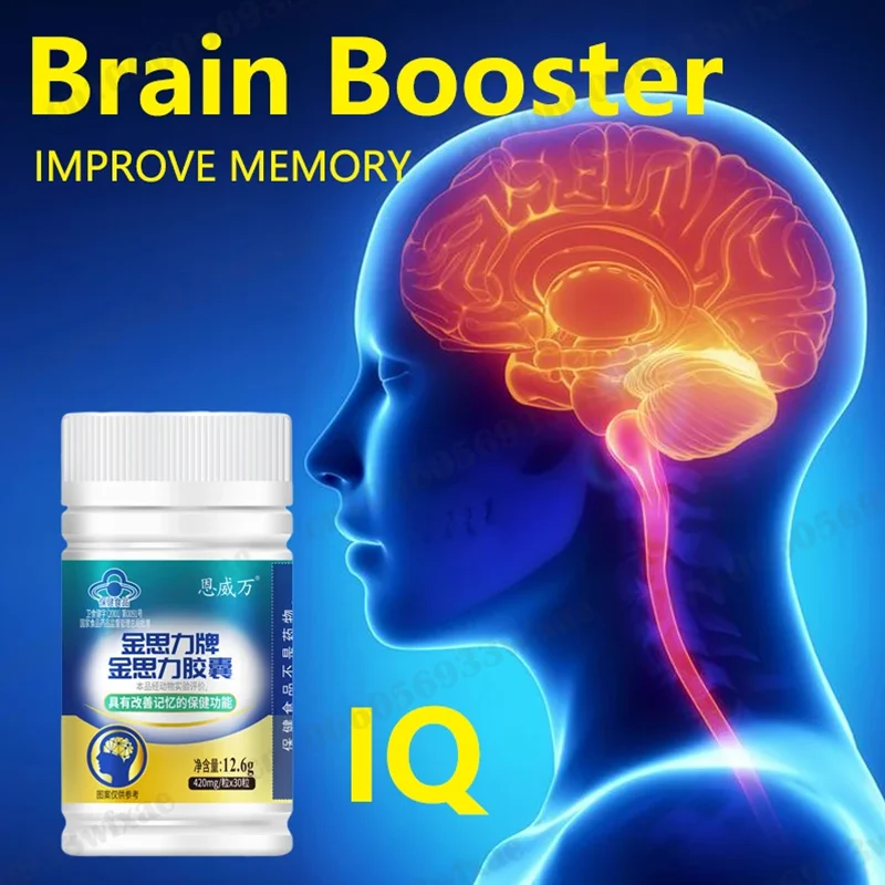 Q Brain Booster Pills Improve Memory Enhance Focus Premium Nootropic
