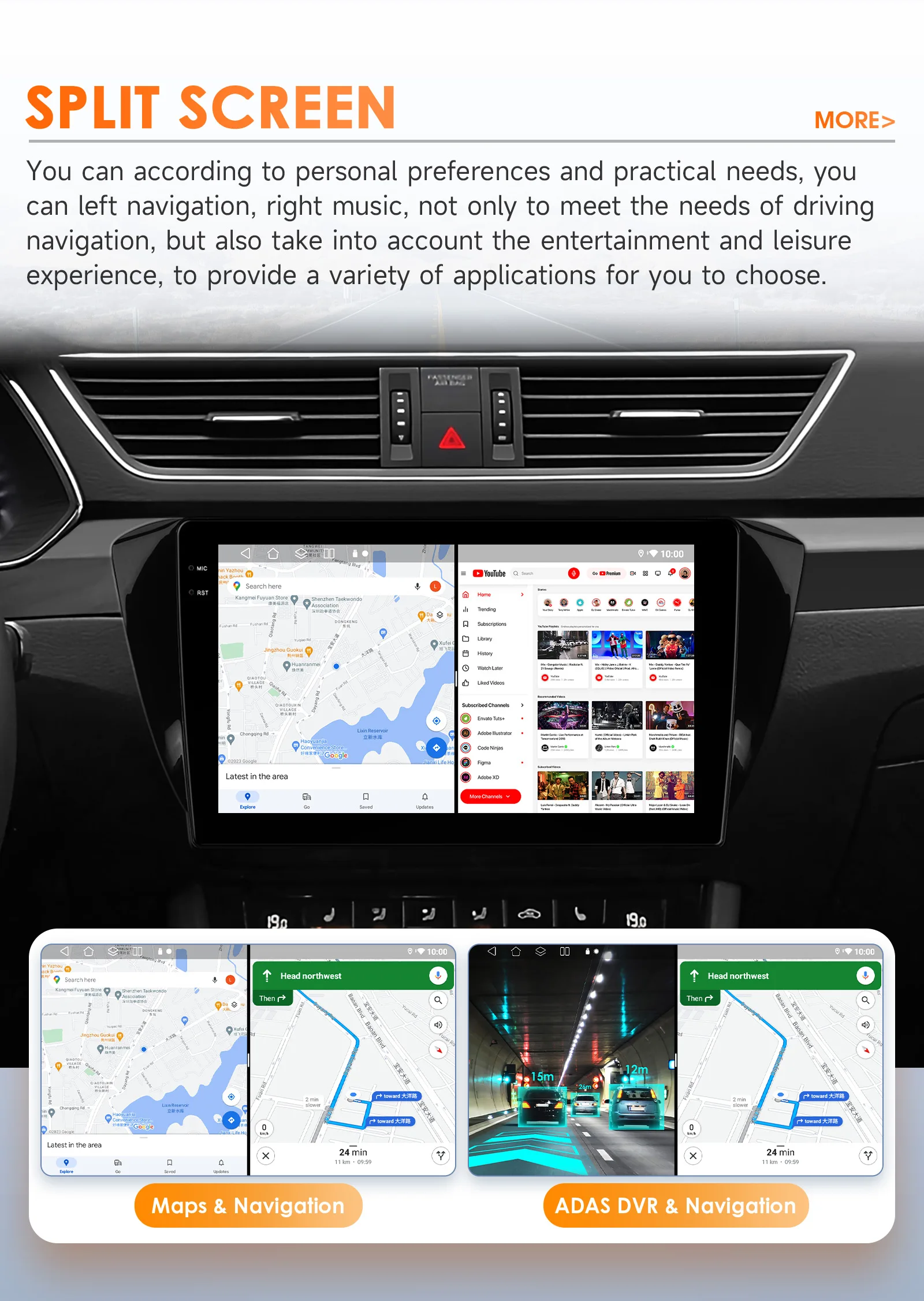 Hizpo 8Core Android 14 Intelligentes Autoradio für Skoda Superb 3 2015–2019 CarPlay GPS DSP 4G BT5.4 von Qualcomm Snapdragon 6115 – Detail 39