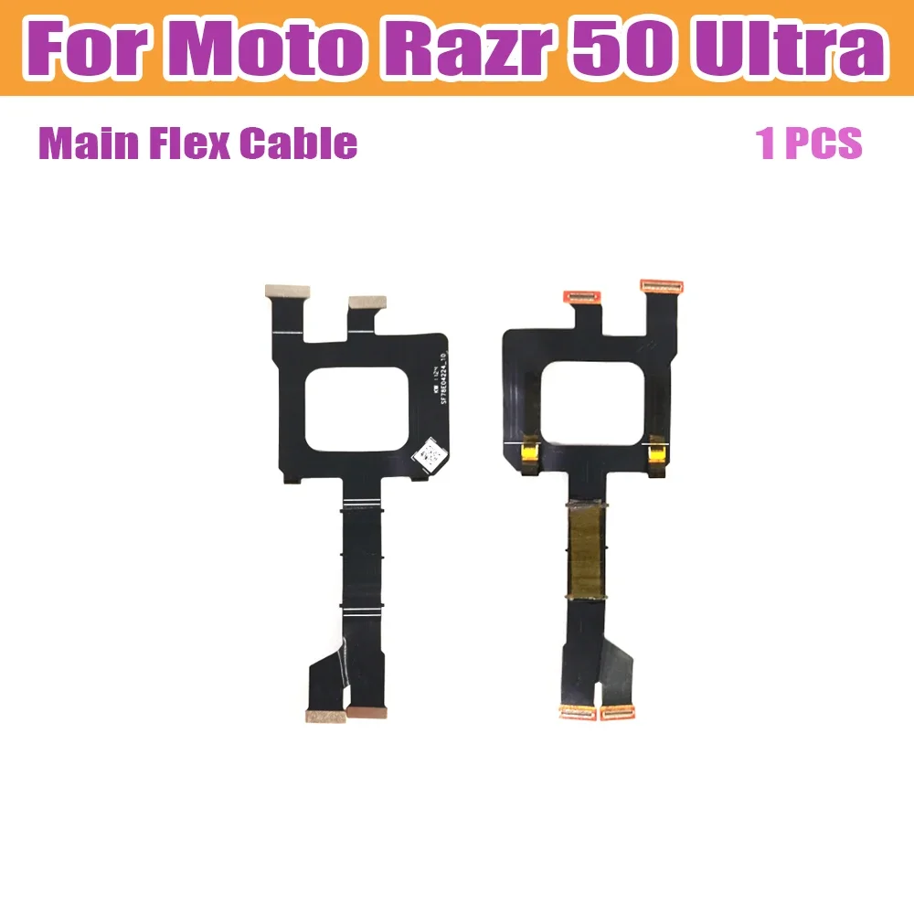 MOTO Razr 50 Ultra Motorola XT2451 마더 보드 커넥터 LCD 디스플레이 화면 메인 보드 플렉스 케이블 교체 부품 용 원본