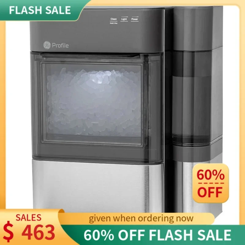QWQJQWGE Profile Opal 2.0 Countertop Nugget Ice Maker with Side Tank Ice Machine with WiFi Connectivity Smart Home Kitchen Essen