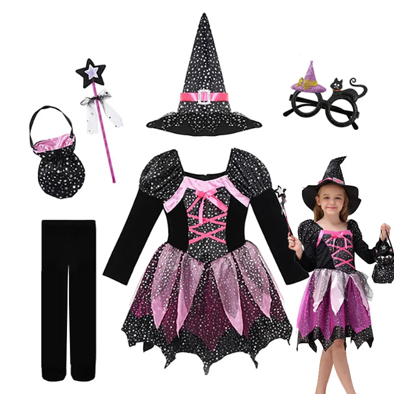 Kids Witch Costume Set 1