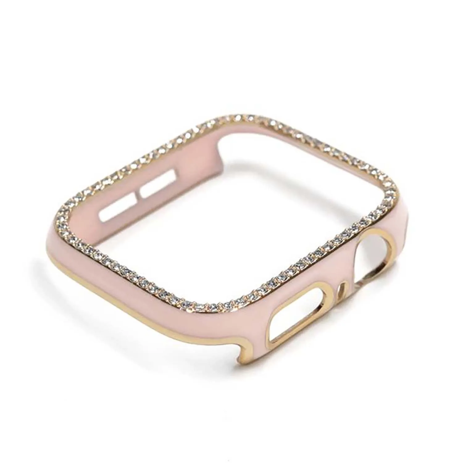 Zweifarbiges, ausgehöhltes Uhrengehäuse mit einem Diamanten für Apple Watch S10 42/46 mm, 45/44 mm, 40/41/38 mm, Xuandiao PC-Uhrengehäuse Iwatch S9 – Detail 11