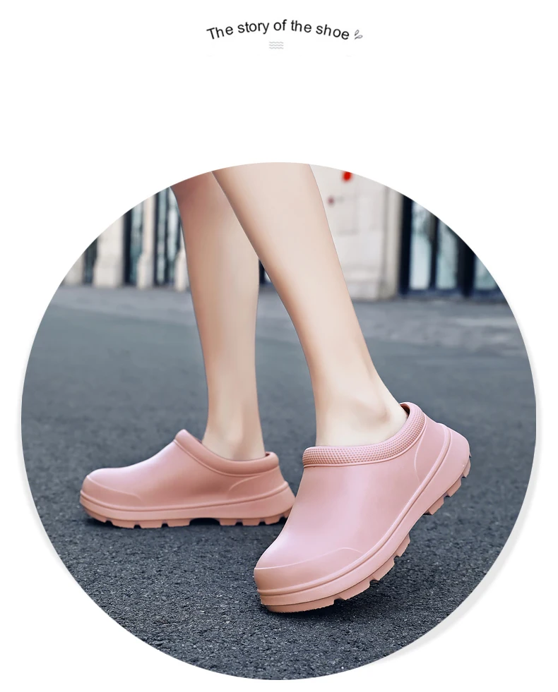 Frauen regnen Gartens chuhe Eva Beach Clogs Mode Größe 35-45 – Detail 19