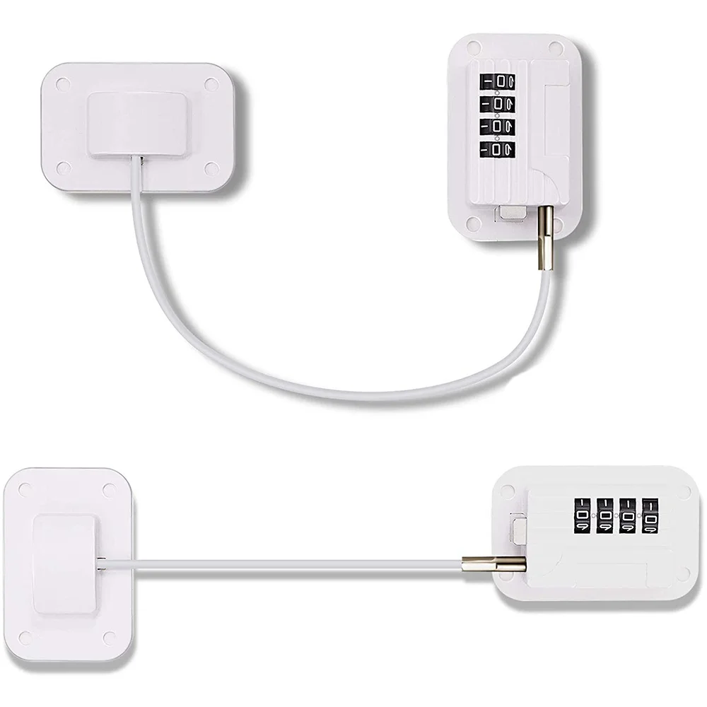 2 Pieces Refrigerator Lock Freezer Lock Fridge Door Lock Combination