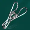 10 Clips Windproof Clothes Drying Hanger Clothing Rack Stainless Steel Sock Laundry Airer Hanger Underwear Socks Holder 5