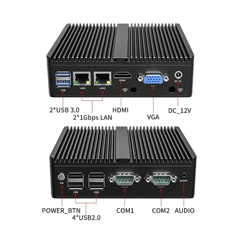 Mini PC con caja metálica, Intel N2840