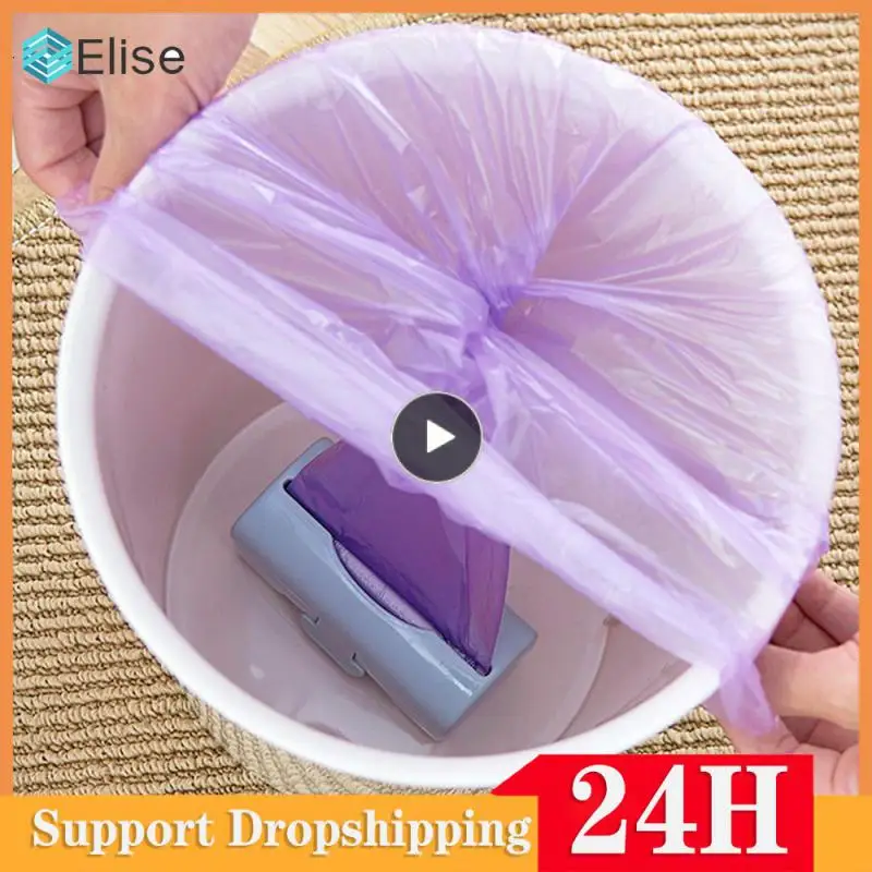 ถังขยะผู้ถือถุงขยะห้องครัวDispenser Organizerทนทานถุงขยะกล่องเก็บถุงพลาสติกคอนเทนเนอร์ติดผนัง 1