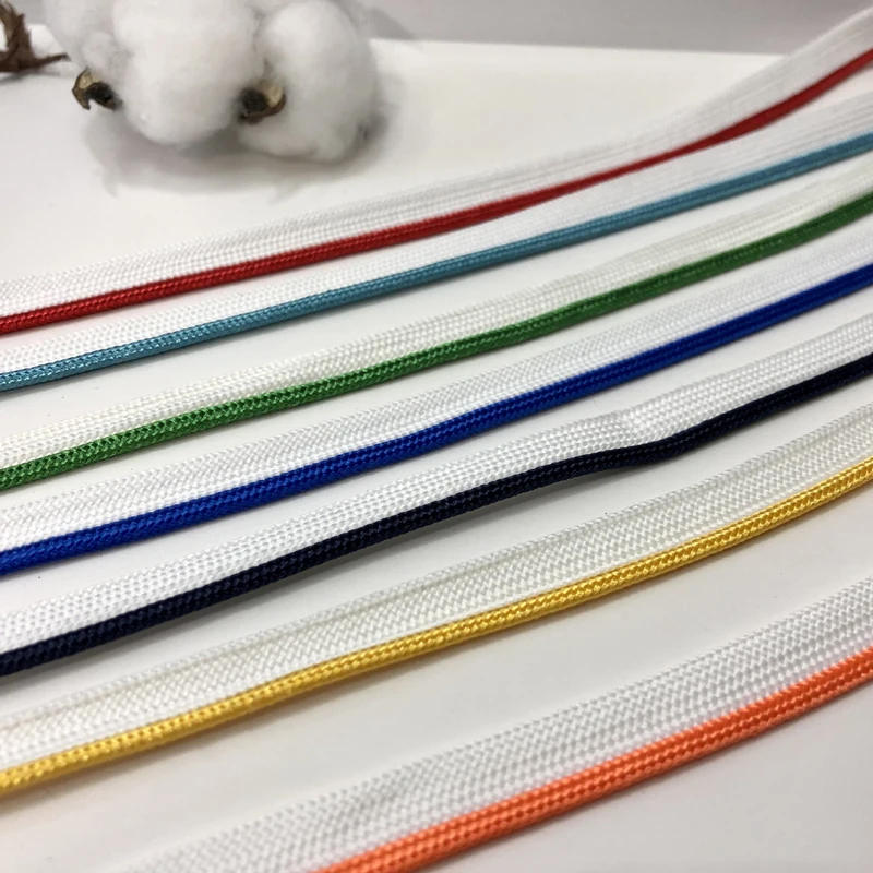 10Yards 1cm Width Colorful Edge Strips Piping Trim Ribbons DIY Sewing Craft Bags Garment Accessories Webbing