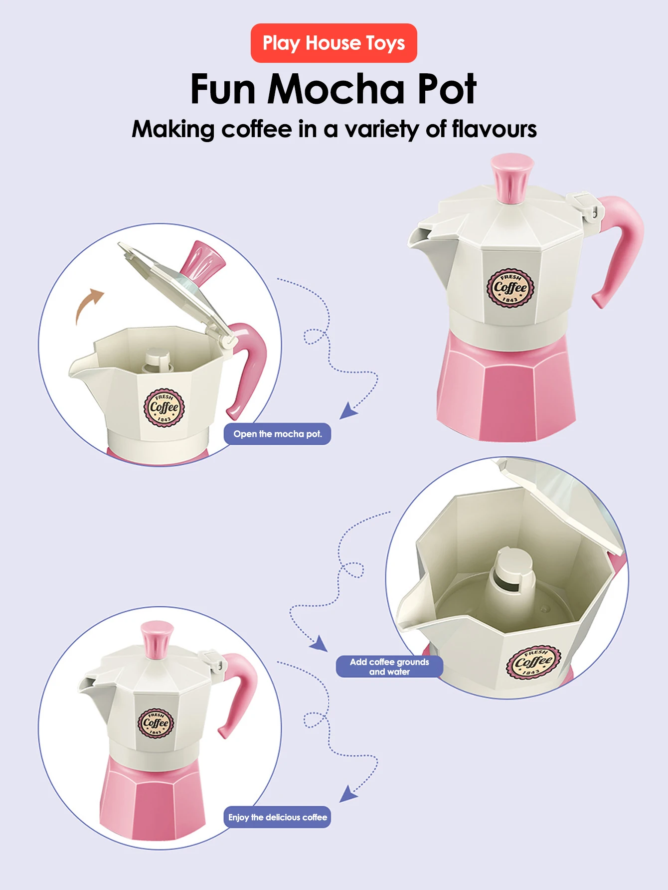 Deluxe Pretend Play Tea Set for Kids - Perfect Birthday Gift for Little Girls