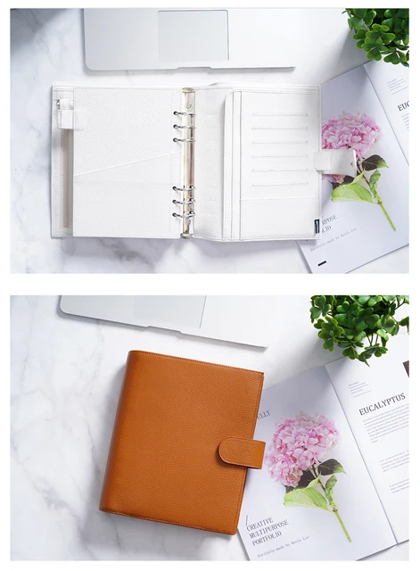  Moterm True-A6 Luxe Rings Planner - Genuine Leather