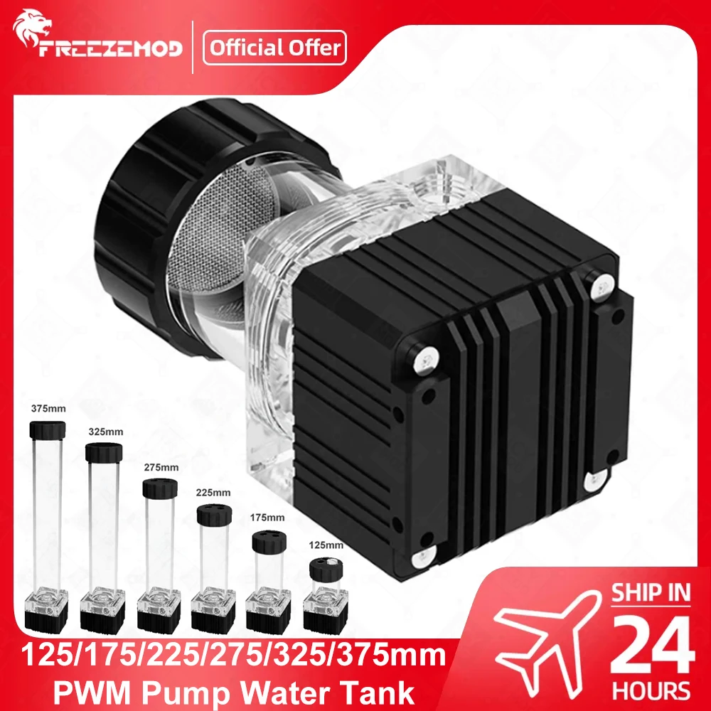 Tanque de Água com Bomba Reservatório de Uma Peça Cabeça de Controle de Velocidade Pwm Integrada 35 Metros de Fluxo Zemod-rgb 650l h