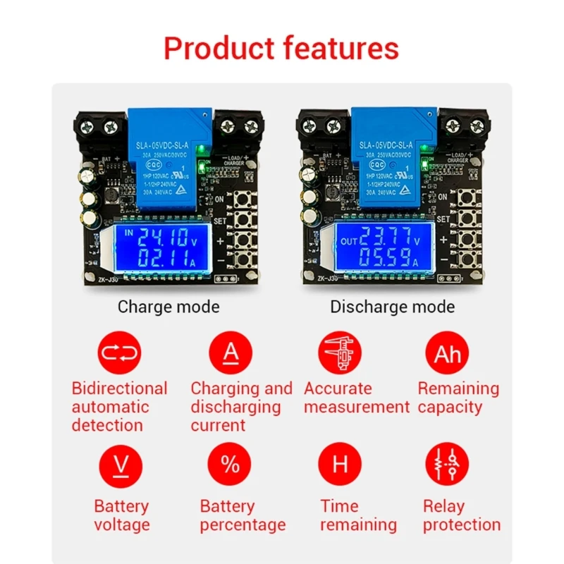 

LCD Coulomb Tester Battery Capacity Multimeter Ammeter Voltmeter Current Meter DropShipping