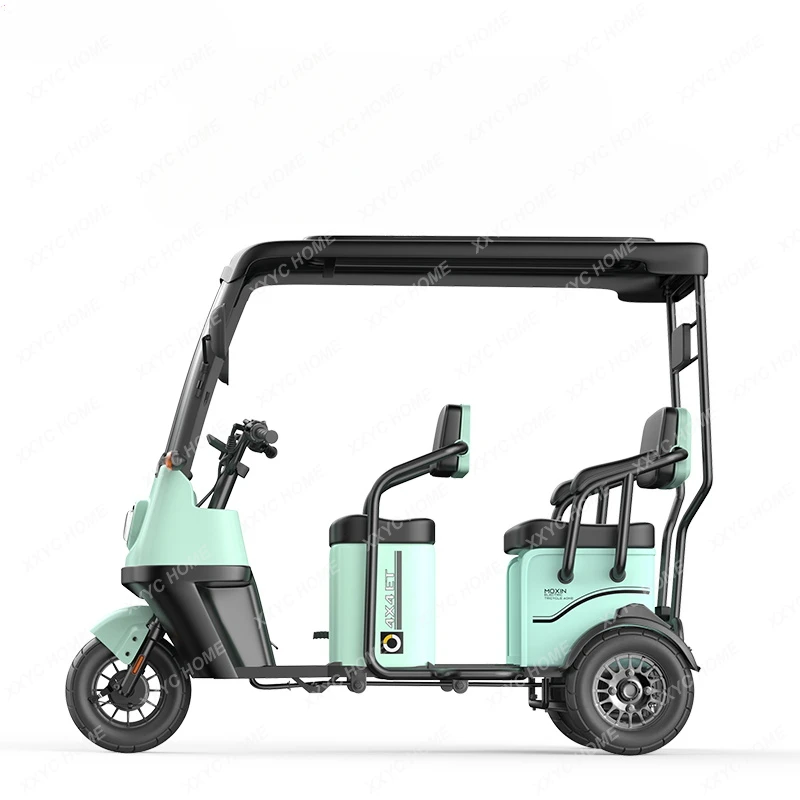 

Electric Tricycle with Shed Household Small Manned Battery Car Adult Pick-up Children Scooter