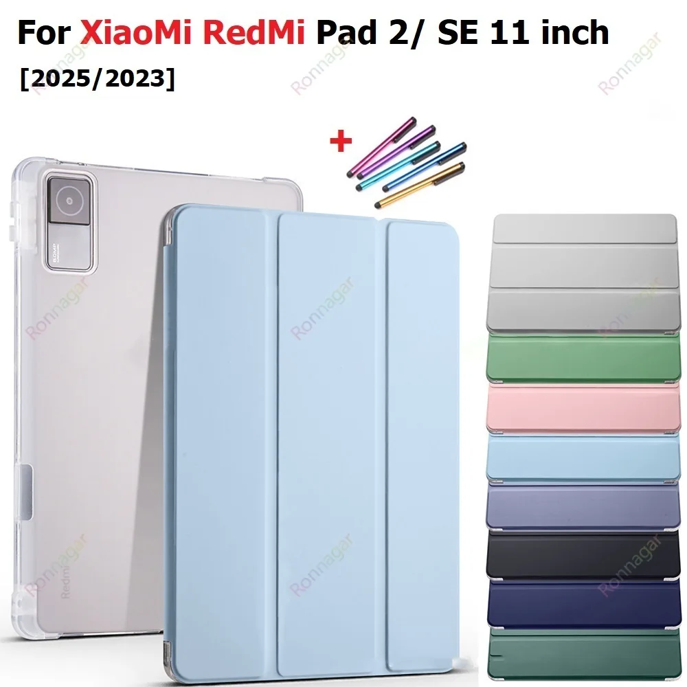 Enhanced Tablet Case with Pencil Holder and Auto Sleep/Wake Function