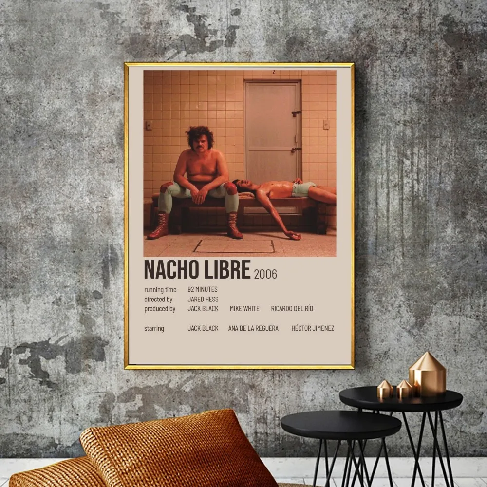 Nacho Libre Sport Comedy Film Poster Poster Prints Bedroom Office Living Room Art Wall Painting Home Decoration Sticker