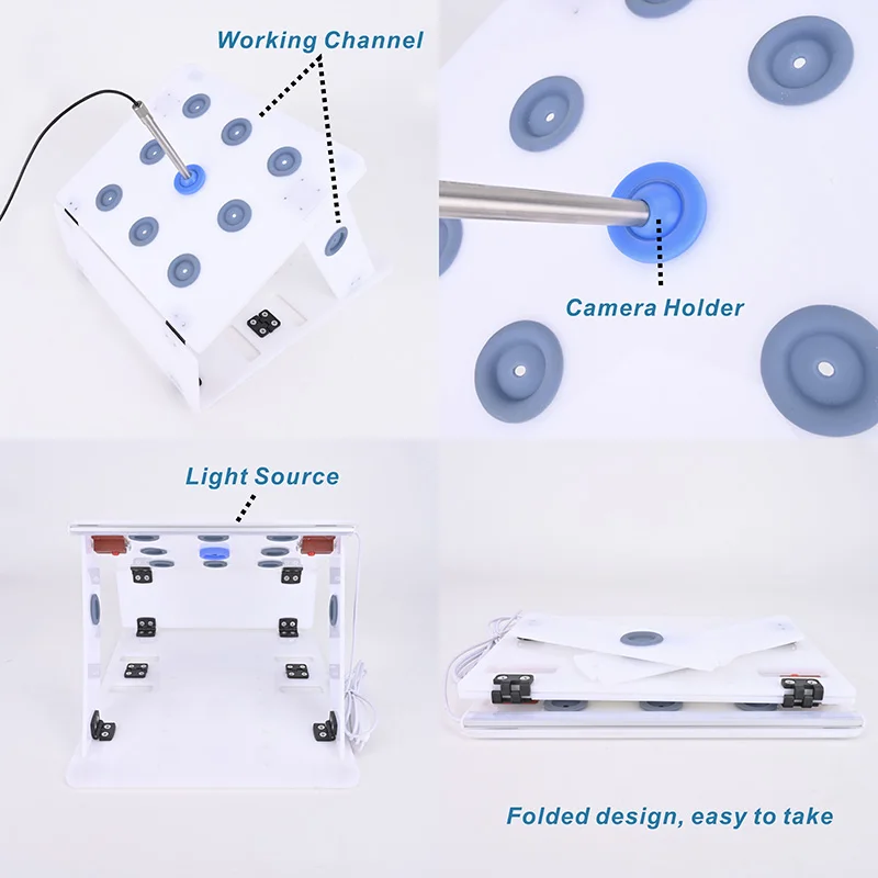 Laparoscopic Simulated Training Box Set HD Camera 0&30 degree with Instruments and Training Modules for Practice