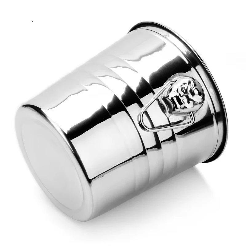 Ice Cube Maker Wine Beer Cooler Bucket 5l Stainless Steel Champagne Wine Beer Bucket For Ktv Bar Kitchen Party Barware