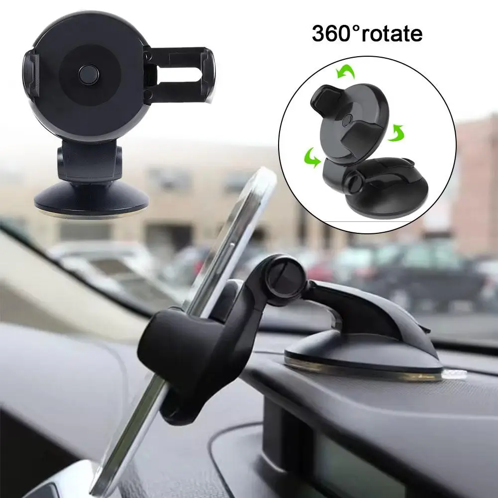 

Car Phone Holder 360° Windshield Mobile Cell Support Smartphone Universal Mount Stand For iPhone 12 11 7 8 Samsung J2E6